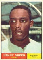 1961 Topps Baseball Cards      004       Lenny Green